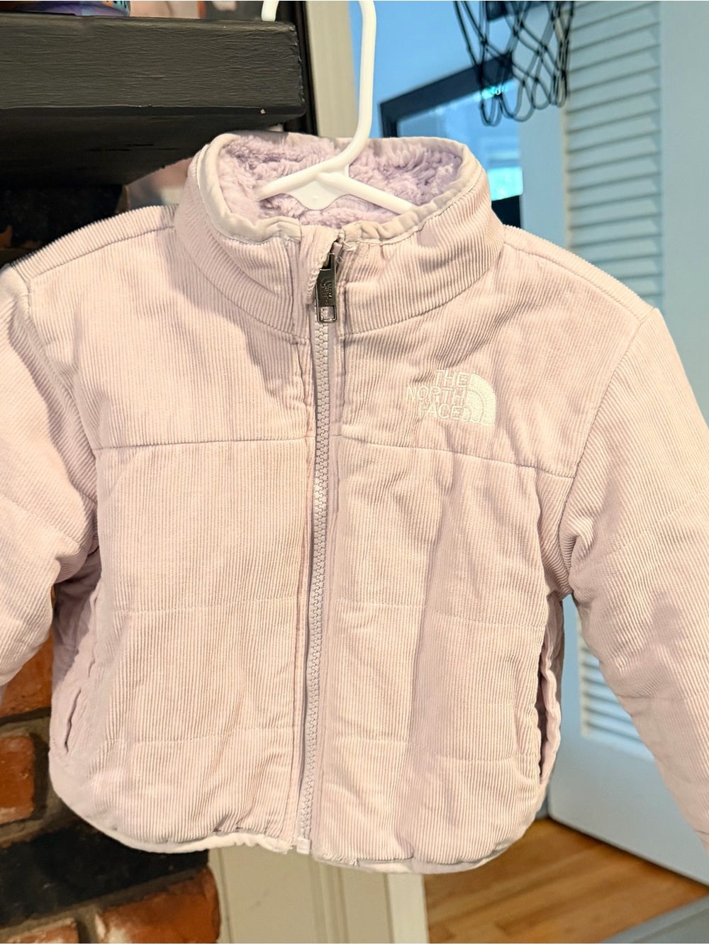The North Face Lavender Reversible Mossbud/Corduroy Jacket (Toddler)